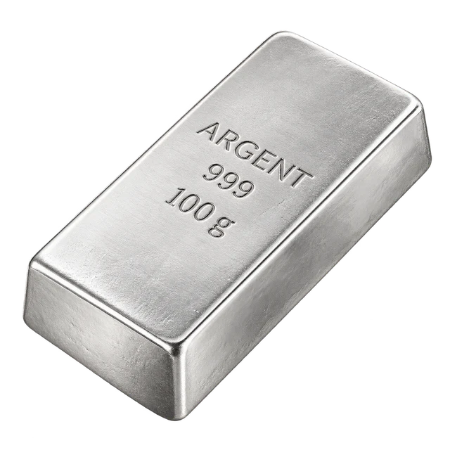 Illustration : Lingotin d’argent de 100 g