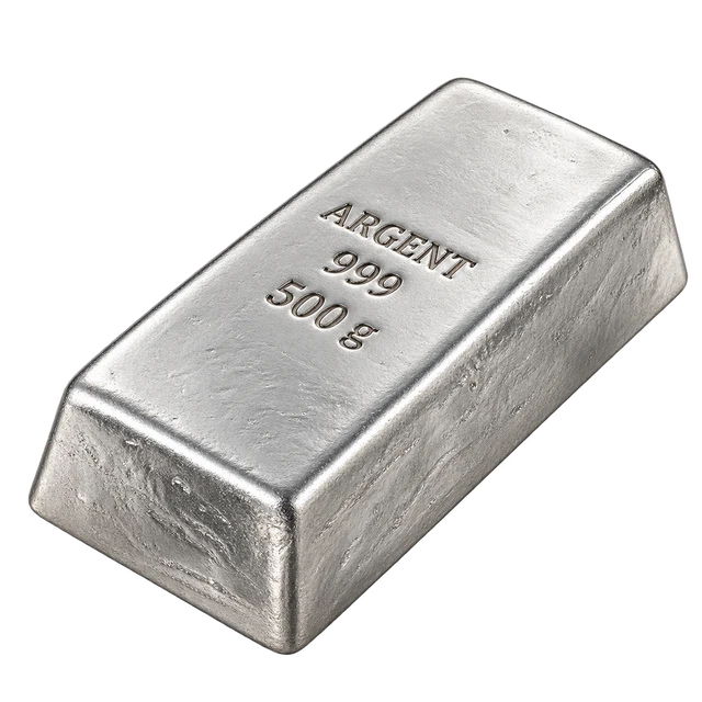 Illustration : Lingot d’argent de 500 g