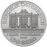 Avers de la Philharmonique argent : grandes orgues du Musikverein, 2009.